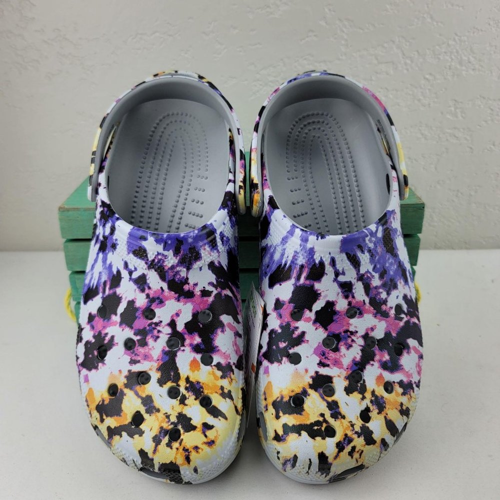 Crocs Tie Dye Mania unisex Clog Casual Lifestyle M